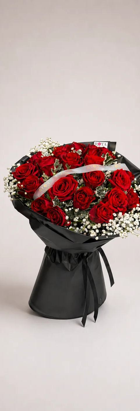 15 Adet Kırmızı Gül Buketi | Bursa Çiçekçi Özel Tasarım